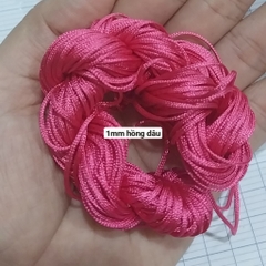 Bó lớn như hình 20-30met dây dù size 0.5-0.8- 1-1.5mm đan vòng đủ màu, dây đan vòng tay, dây thắt vòng,vòng cổ