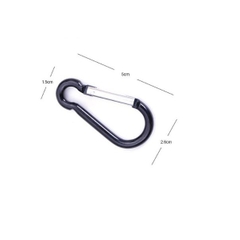 Móc khóa carabiner hình bầu chữ D (p168-3) , móc khóa chai nước, khóa ba lô, khóa hợp kim nhôm ,khóa nhanh
