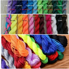 combo nguyên liệu móc, dây,hạt làm handmade