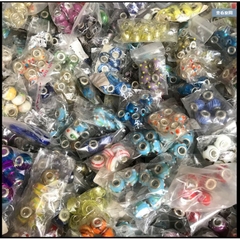 100 charm xỏ mẫu ngẫu nhiên