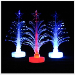 1 Cây Thông Noel Mini Có Đèn Led Nhiều Màu Sắc Dùng Để Trang Trí Giáng Sinh Tiện Dụng