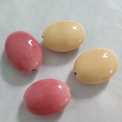 2viên đá gốm oval 22x28mm