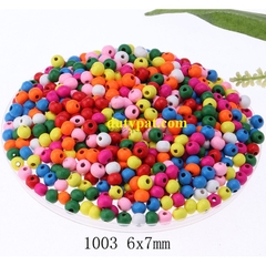 gói 5-25gam hạt gỗnhiều màu nhiều size 4-25mm