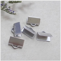 50 kẹp đầu dây răng trơn inox không rỉ đủ size 8-10-13-15-20mm