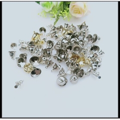10 chuông trụ size 10-12-14mm làm trang sức, trang trí handmade (p160-26)