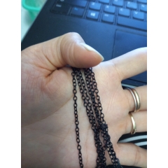 xich101- xích chữ O đen to bản 2.5mm
