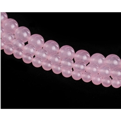 95 hạt đá chacedony hồng size 4mm & size 6/8/10mm