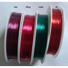 cuộn Dây đồng size 1mm nhiều màu làm handmade, trang sức(khoảng 1 mét)