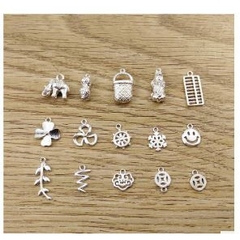 mặt bạc 925 nhỏ nhiều kiểu làm vòng