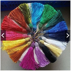 tua rua ốp đầu bằng dây kim tuyến dài 15-16cm trang trí handmade,quạt, đồ phong thủy,trang sức cổ trang...