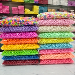 100gam hạt nhựa tròn nhiều màu pastel 4mm- 6mm 8mm 10mm 12mm 14mm 16mm 18mm 20mm