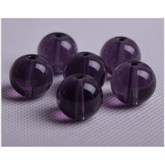 1kg hạt đá nhân tạo màu tím than làm vòng size 4-6-8-10mm (màu 6)