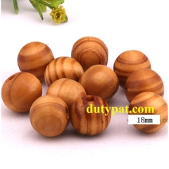 100gam hạt gỗ tròn có lỗ xỏ vân nâu đủ size 6mm-8mm-10mm-12mm-14mm-16mm-18mm-20mm-25mm-30mm