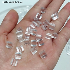 20-100 cái khóa dây làm đế dán patch cho cột tóc U07/U42/U69/J47
