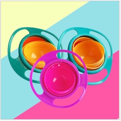 Chén bát ăn dặm thông minh xoay 360 độ- không làm do thức ăn ra ngoài - ăn toàn tuyệt đôi với bé (p191-69