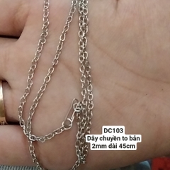 1 sợi dây chuyền xích dài 40cm, 45, 54cm- mã DC103