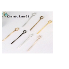 10gam kim xỏ , kim bi làm trang sức size 30- 35mm, kim đính cườm. kim xỏ hạt đá, hạt châu