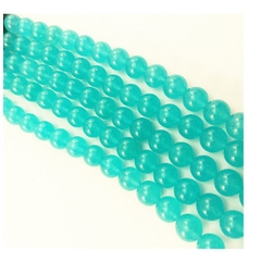 95 viên đá chalcedony TN màu Aqua size 4mm/ có thêm size 6/8/10/12mm