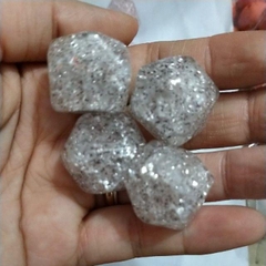 12gam hạt nhựa đa giác nức kim tuyến 20mm