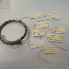 20/50 tem thẻ treo giá trang sức,sản phẩm nhỏ-15x30mm _ mh 2456-2