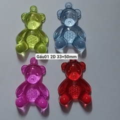 Gấu nhựa, hạt nhựa hình gấu