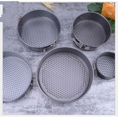 Khuôn Tròn Nướng bánh Bông Lan Gato Sinh Nhật chống dính đế rời có khóa 12-14-16 18cm 20cm 22cm 24cm 26cm 28cm khóa tròn