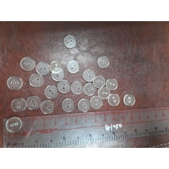 Nút nhựa trong 2 lỗ-500 cái