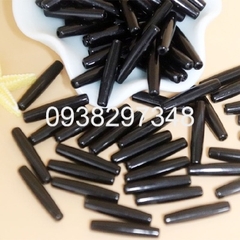 10-50gam hạt nhựa dạng ống 5x25mm làm đồ trang sức, túi xách