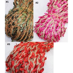 2-5met Dây trang trí đính lá vải handmade