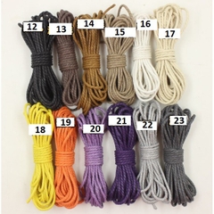 5met dây chỉ sáp se 3 sợi làm vòng size 1.5-2mm nhiều màu