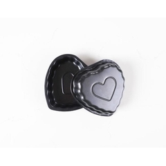 Khuôn Nướng Bánh chống dính Hình Ngôi Sao, trái tim Đường Kính 13 Cm Màu Đen, vàng