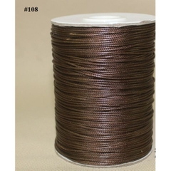 5met dây sáp bóng 2mm, dây sáp da Hàn Quốc nhiều màu, dây đan vòng tay , dây thắt vòng tay, vòng cổ