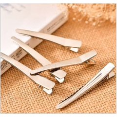 50 cái sườn kẹp mái các kiểu đủ size 3.2-4.1-4.5-5.5-6.5-7.5cm (màu bạc)