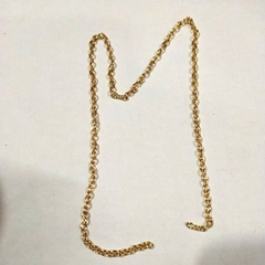 5 đọan xích dài 28cm sợi to 2mm màu vàng-XD10