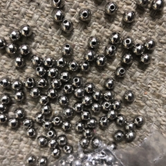 10-50 gam hạt châu 4mm, hạt cườm,hạt bẹt nhựa nhiều màu có lỗ