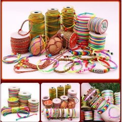 vòng dreamcatcher, dây dù, hạt đá...nguyên liệu làm handamde