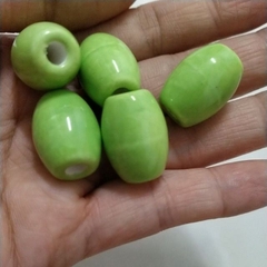 5 hạt lu thống gốm sứ 15x20mm