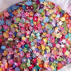 25-100gam -L71- Miếng patch hình cánh hoa làm kẹp, đồ chơi cho bé