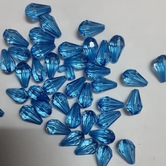 25gam Hạt nhựa hình giọt nước nhiều màu size 8x12mm