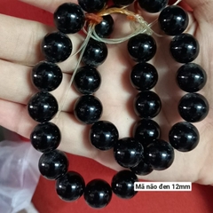 1 viên mã nãotrắng, đỏ, đen, tím có lỗ xỏ 1mm đến 1,5mm size 6mm 8mm 10mm 16mm 18mm 20mm