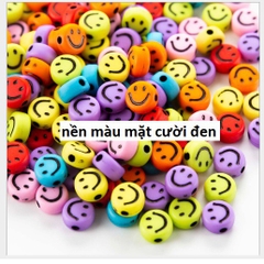25 gam hạt mặt cười 7MM / 10mm làm vòng nhiều màu