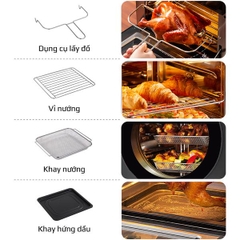Nồi Chiên Không Dầu OLIVO AF15 - Dung Tích 15L - 16 Chức Năng - Công Suất 2000W - Độ Ồn Thấp Nhất