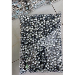35-70 hạt nhựa , hạt cườm, hạt bẹt KHÔNG lỗ 6-8mm (gói 10gam) đa sắc, màu loang trang trí lọ trang điểm, làm thủ công