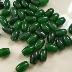 2viên lu thống đá thiên nhiên 8x12mm dùng mix vòng hạt, làm trang sức.