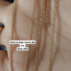dây xích các loại 4mm, 0,6x2mm, 3,5mm, 3mm, 2mm- xích401, xích402,xích403,xích404,xích405,xích406,xích407,xích408,xích09