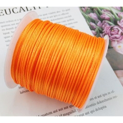 Cuộn 30-100m dây tim 2.5m Đài Loan hàng nhập khẩu loại đẹp nhiều màu để chọn, dây đan vòng tay, dây thắt vòng,vòng cổ