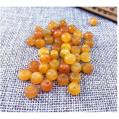 2-10 viên charm đệm xỏ đá 5x8mm, lỗ 1.5mm tự nhiên (p131-25) MH2636