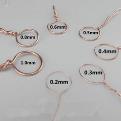10 cuộn dây đồng đủ size 0.2-1mm làm trang sức, thủ công diy