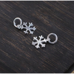 mặt bông tuyết bạc 925 size 8x10.5mm