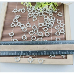 1-5 Móc càng cua tròn 6mm màu bạc và vàng
